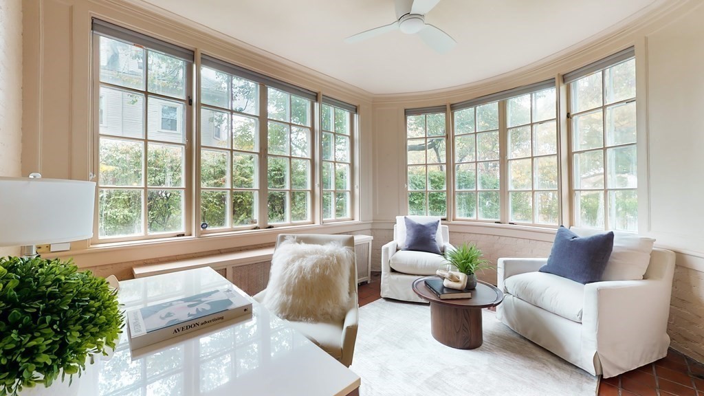 380 Jamaicaway Boston, MA 02130 - Photo 11 of 30 a living room with furniture and a potted plant