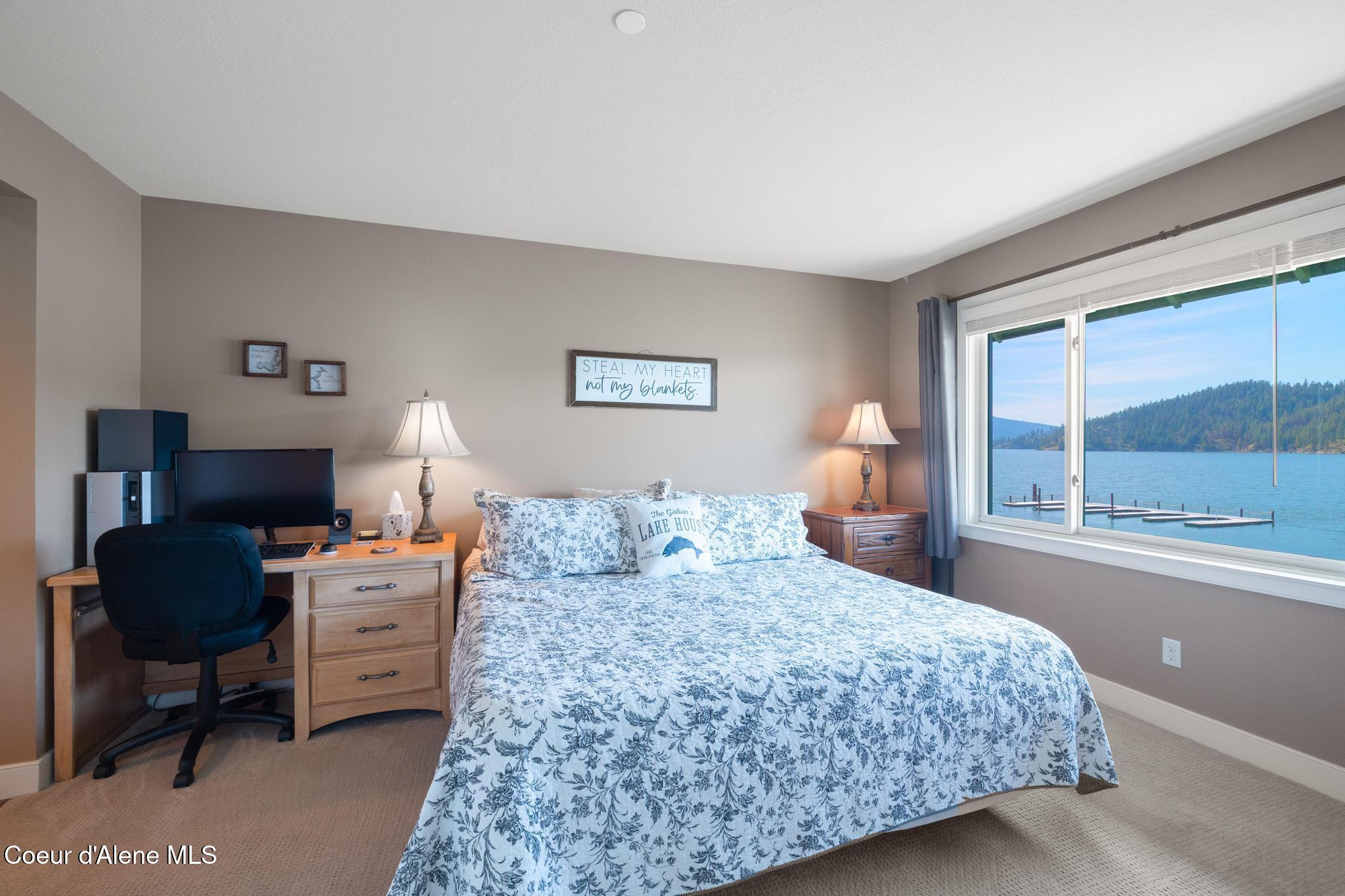 4549 South Arrow Point Drive, Unit 207 Harrison, ID 83833 - Photo 17 of 60 Master Bedroom