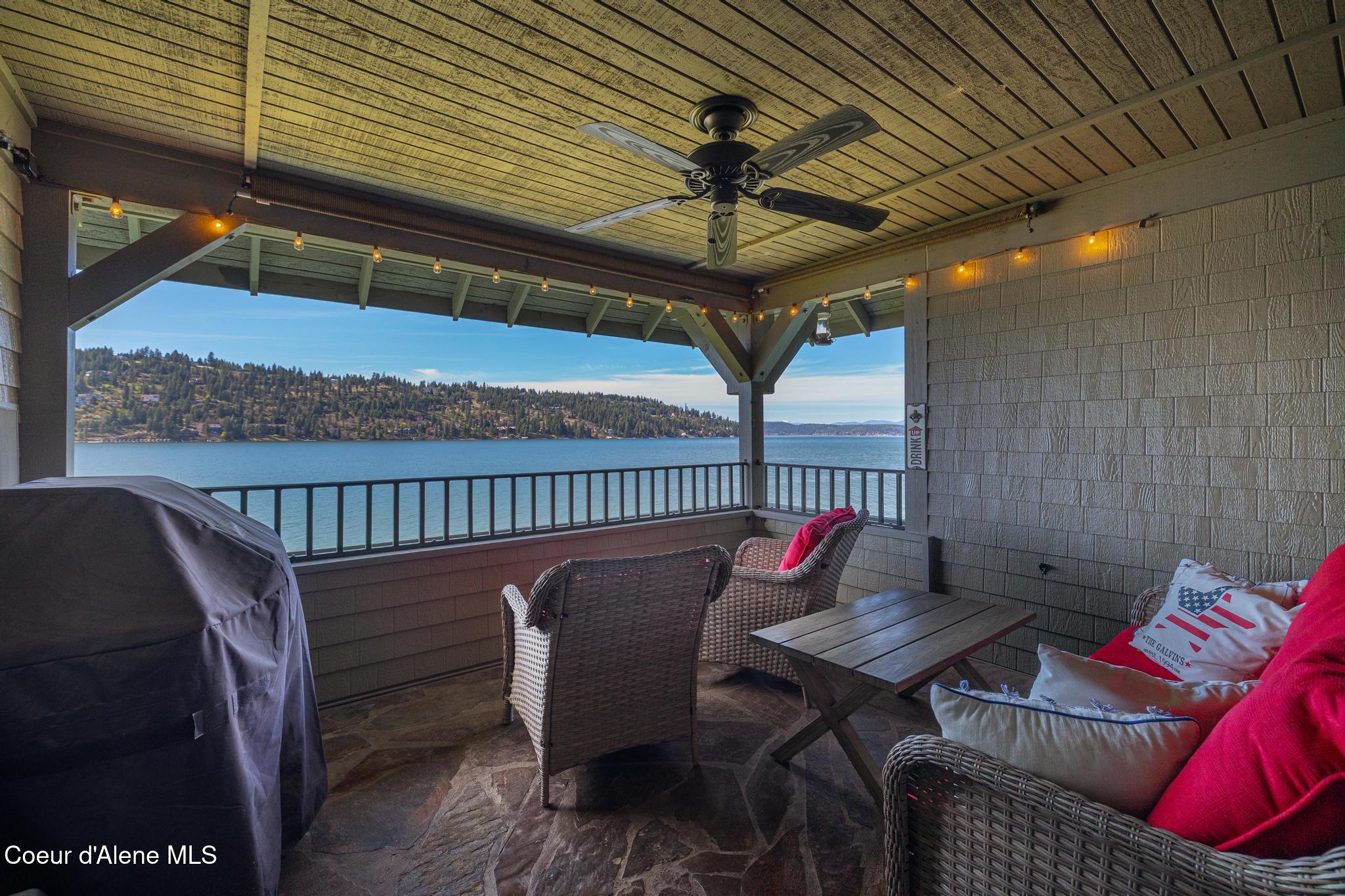 4549 South Arrow Point Drive, Unit 207 Harrison, ID 83833 - Photo 25 of 60 Covered Deck