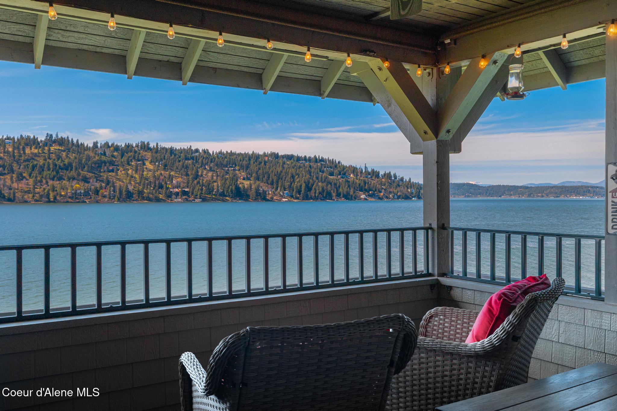 4549 South Arrow Point Drive, Unit 207 Harrison, ID 83833 - Photo 31 of 60 Deck View