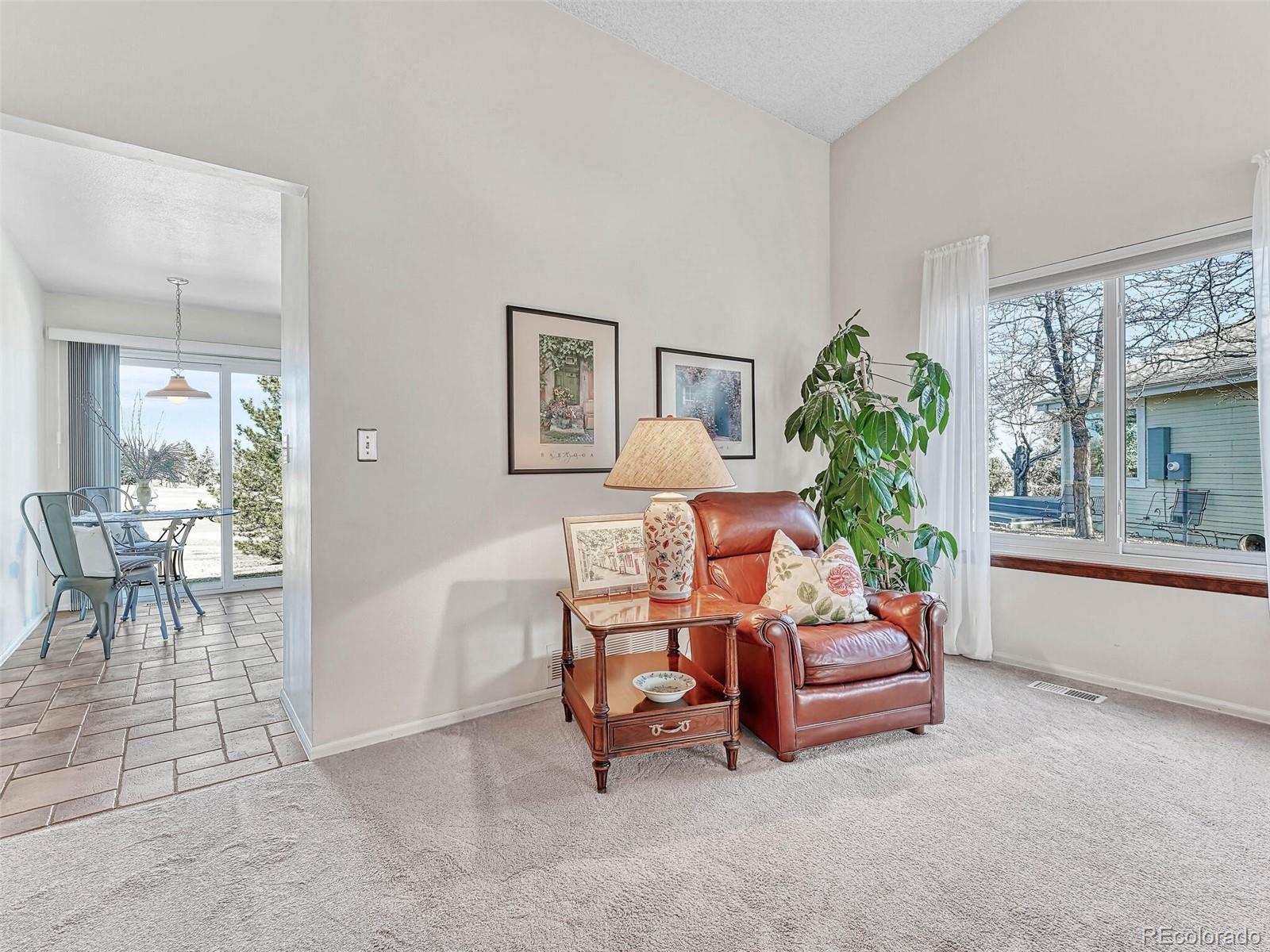9 Stonehaven Court Highlands Ranch, CO 80130 - Photo 6 of 40 a living room with furniture and a potted plant
