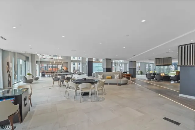 a view of a building with a yard