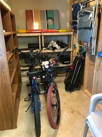 a view of storage and utility room