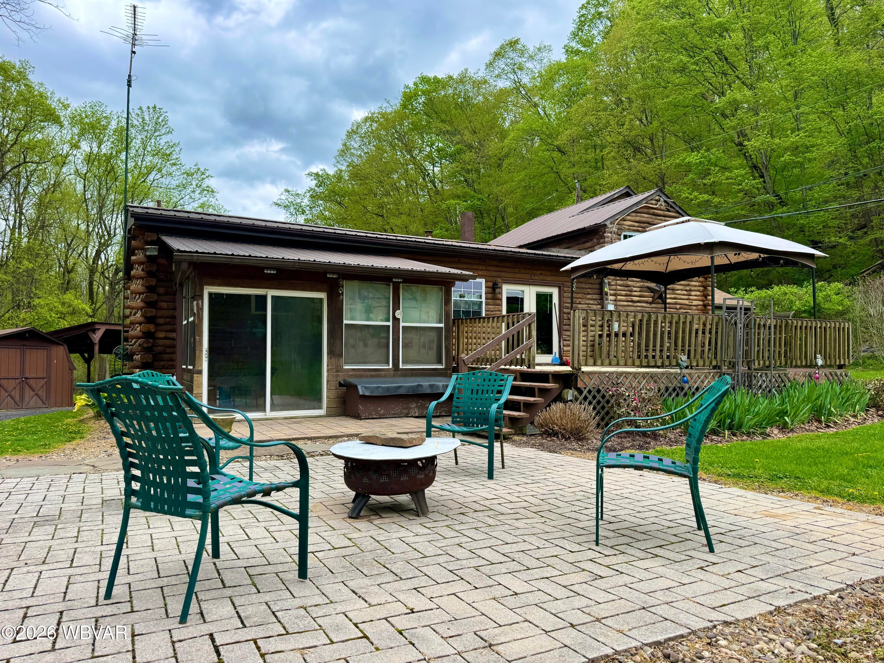 618 Mile Post Road Sunbury, PA 17801 - Photo 14 of 19 Patio with firepit