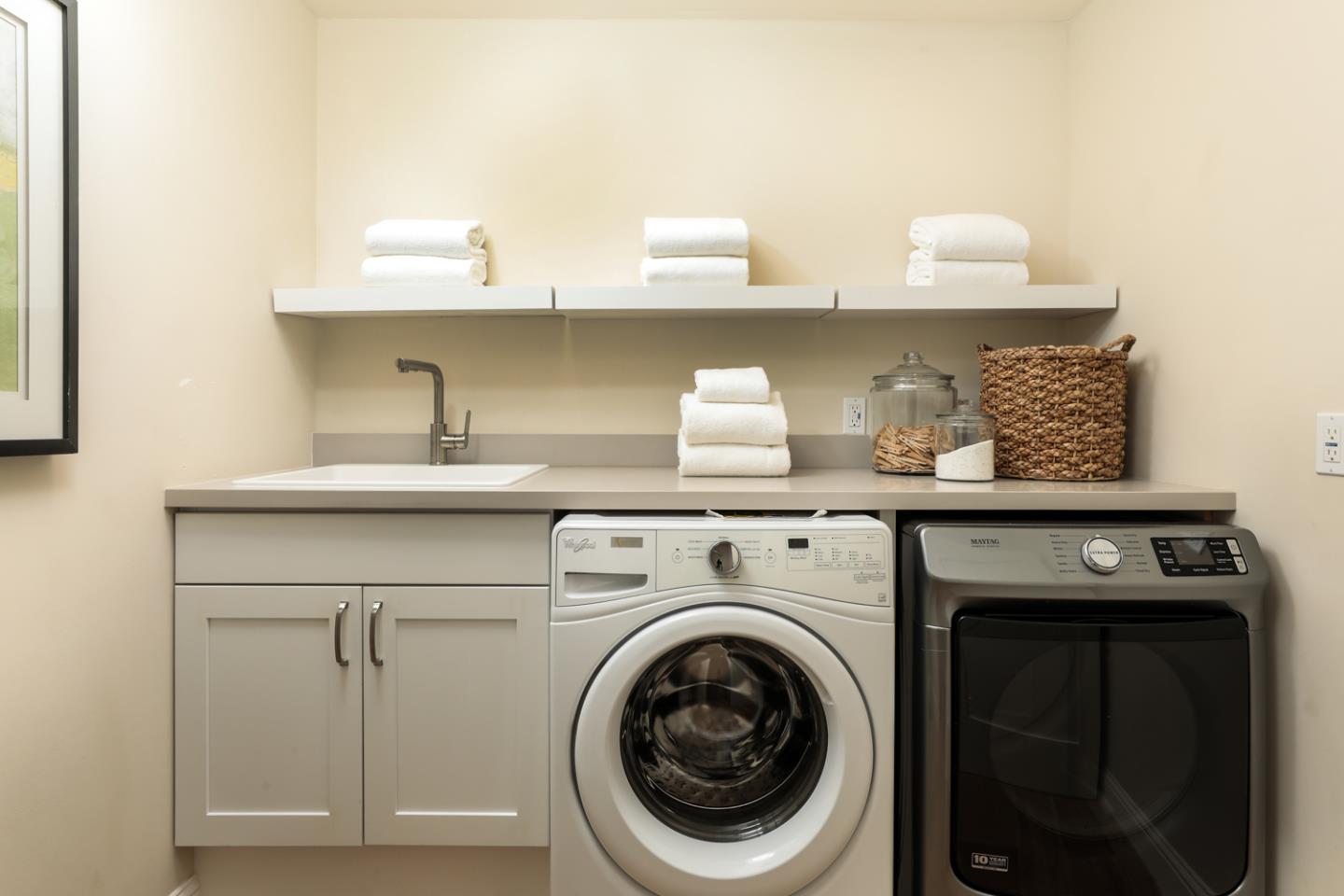 139 Windsor Drive San Carlos, CA 94070 - Photo 19 of 41 a utility room with dryer and washer
