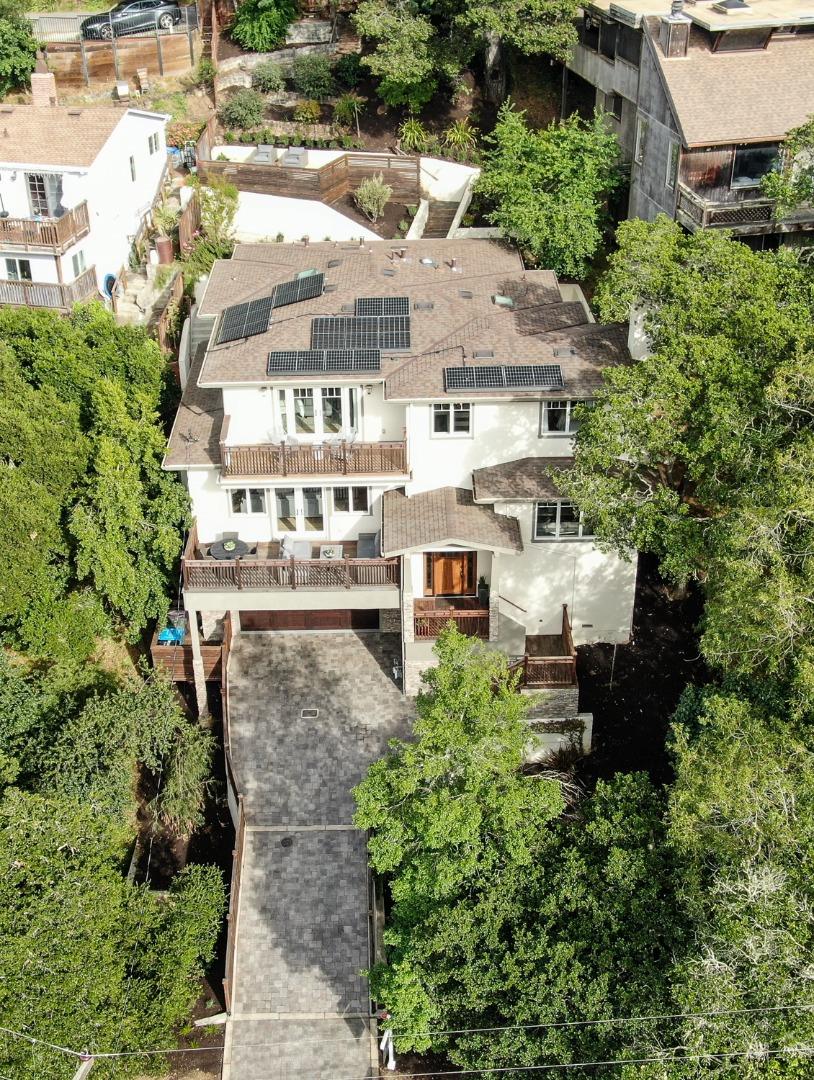 139 Windsor Drive San Carlos, CA 94070 - Photo 2 of 41 an aerial view of a house with yard and trees all around