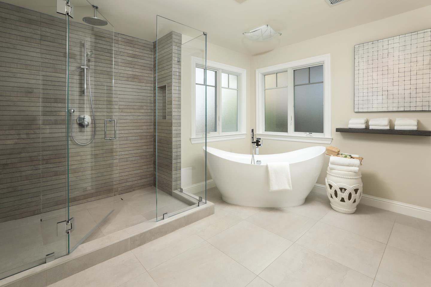 139 Windsor Drive San Carlos, CA 94070 - Photo 31 of 41 a large white tub sitting next to a window