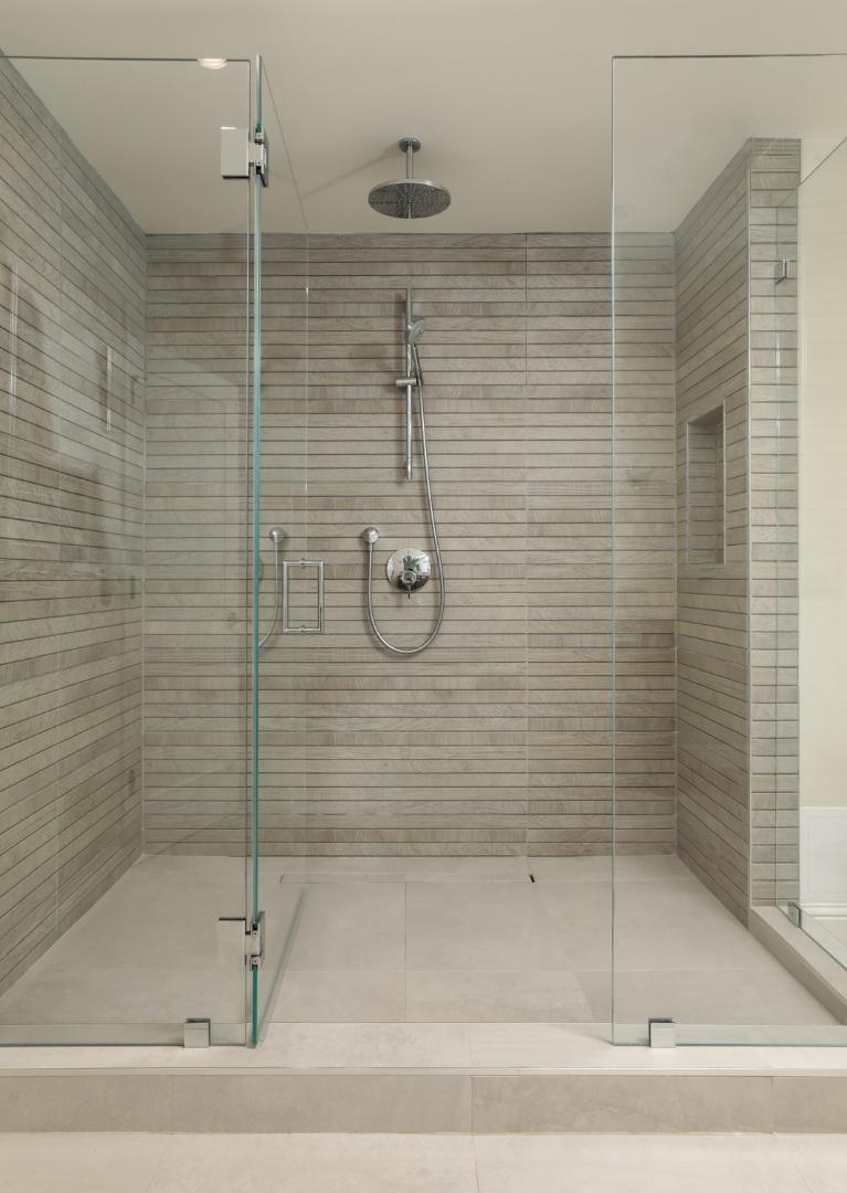 139 Windsor Drive San Carlos, CA 94070 - Photo 32 of 41 a bathroom with a shower and bathtub