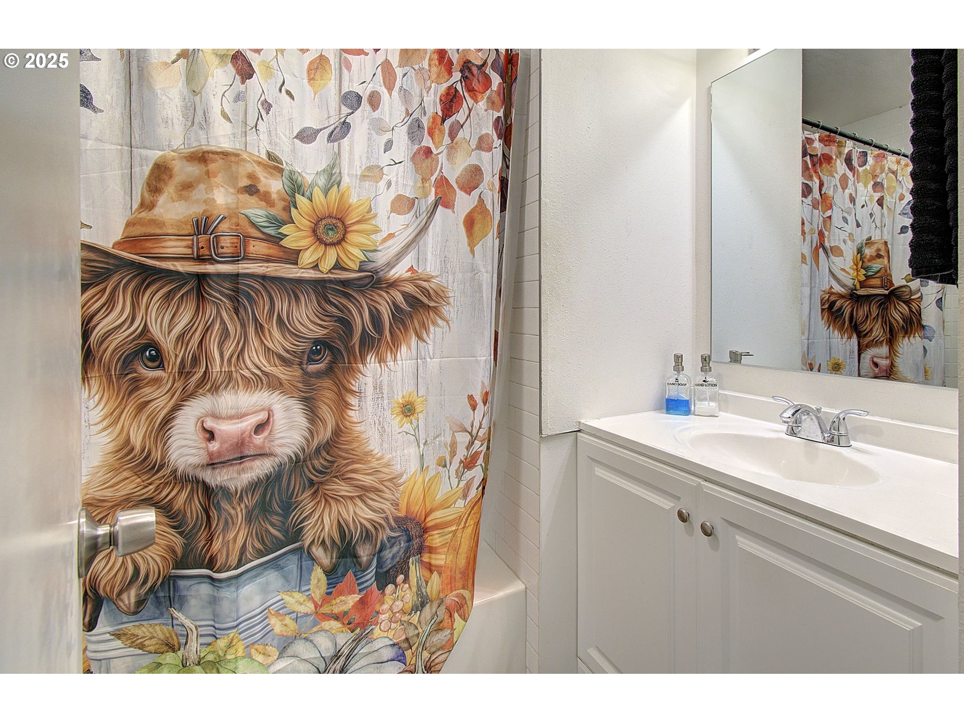 511 4th Avenue Southwest Castle Rock, WA 98611 - Photo 20 of 37 a bathroom with a sink and mirror with vanity