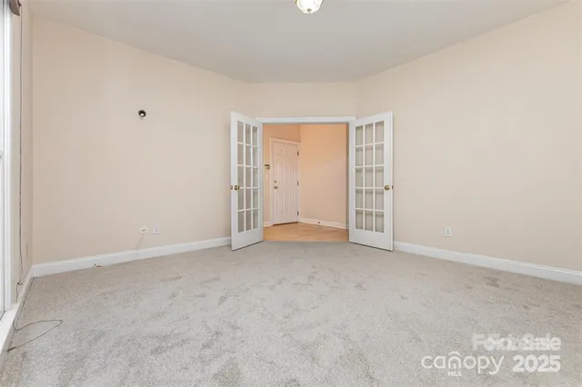 a view of an empty room