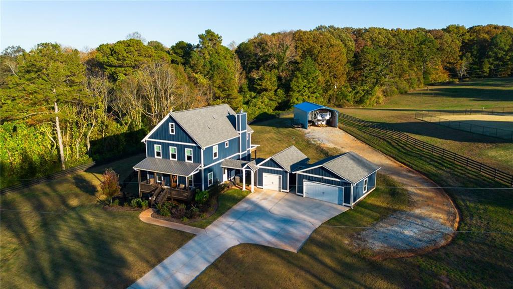 a view of a house with a ocean view