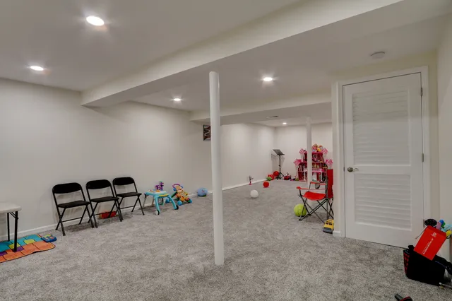 a view of a room with toys