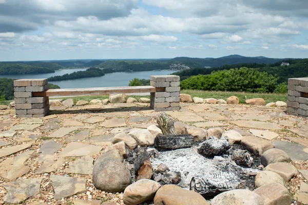 a view of swimming pool with a lounge chair