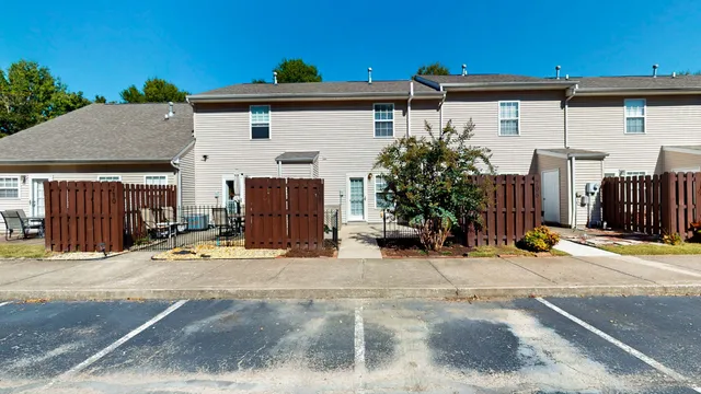 a view of a house with a outdoor space