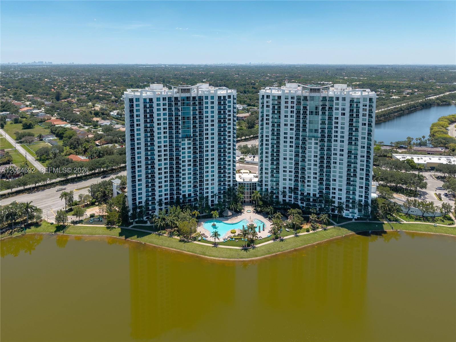 2641 North Flamingo Road, Unit 2605N Sunrise, FL 33323 - Photo 40 of 56 a view of swimming pool with outdoor space and seating