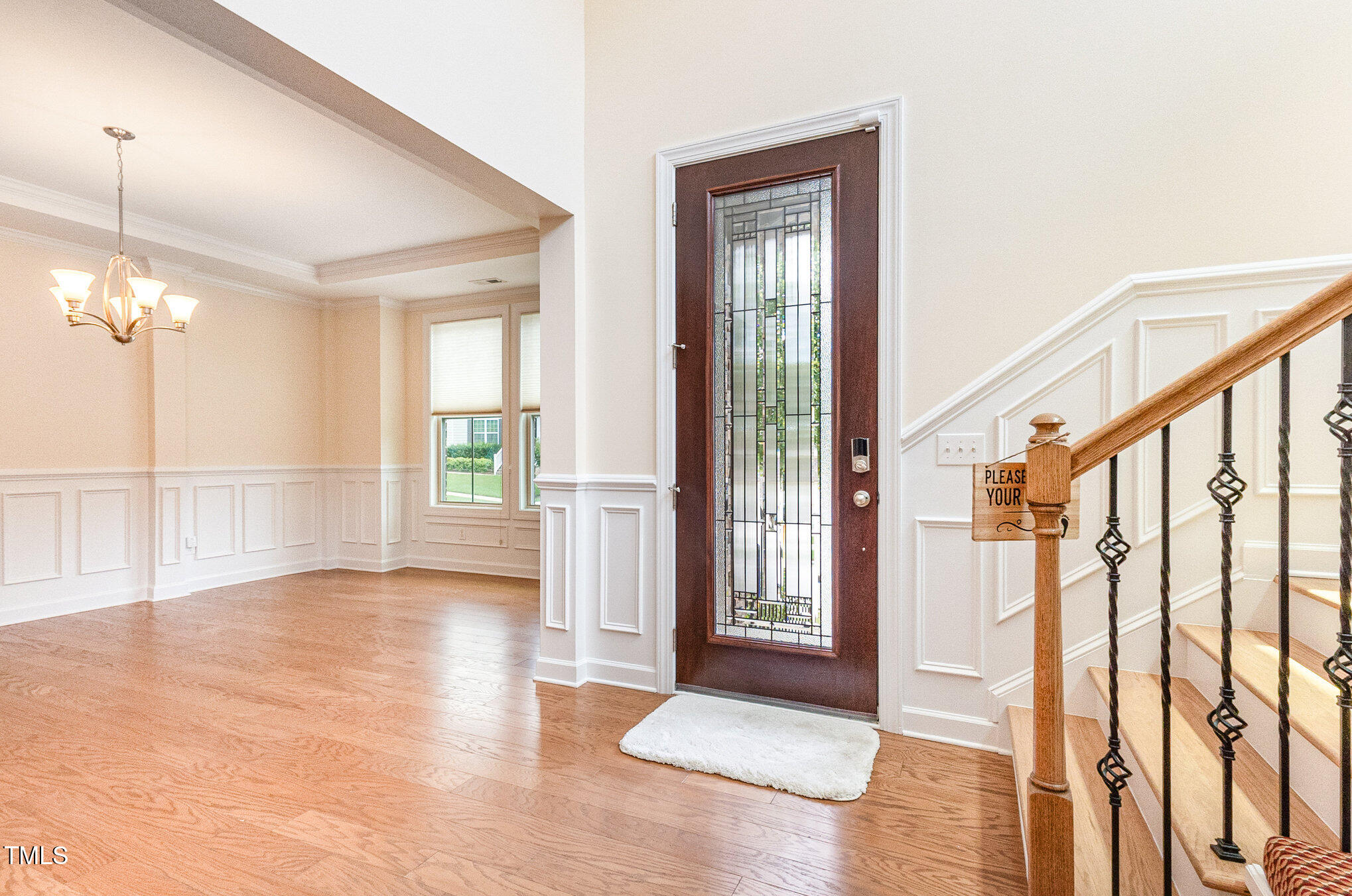 316 Matilda Place Cary, NC 27513 - Photo 21 of 69 a view of an entryway with wooden floor