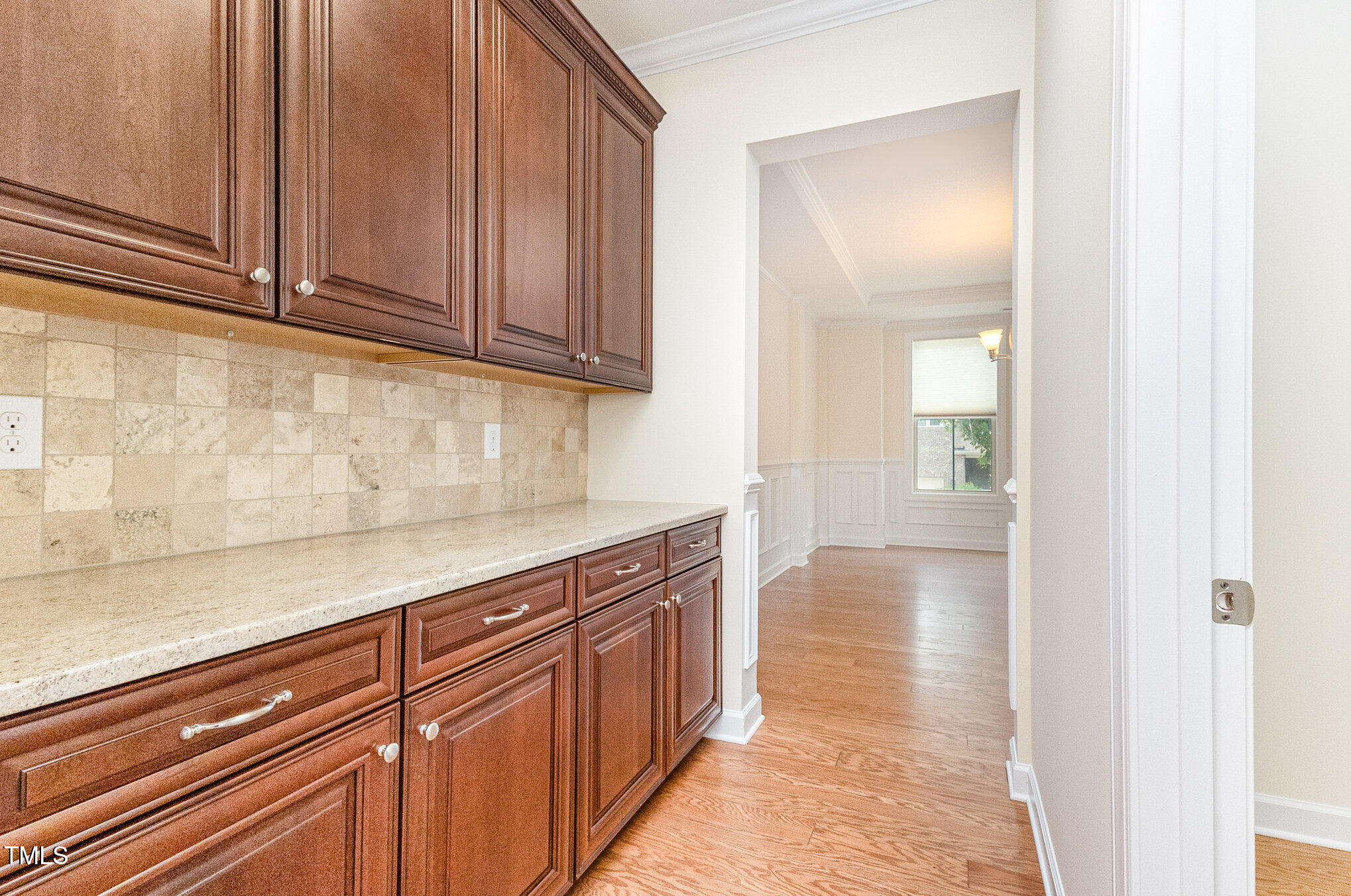 316 Matilda Place Cary, NC 27513 - Photo 26 of 69 a view of a kitchen with wooden floor