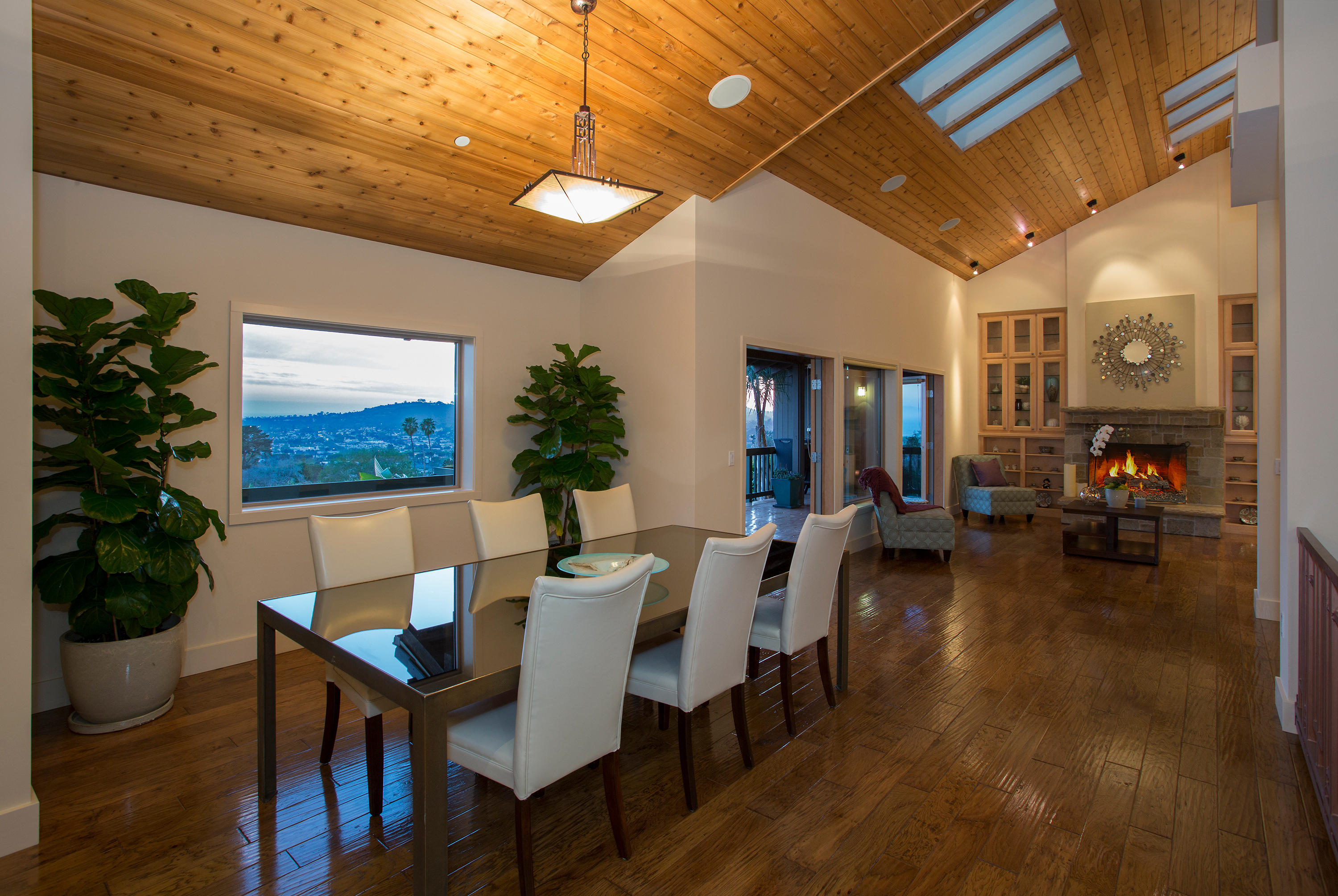 155 Cedar Lane Santa Barbara, CA 93108 - Photo 3 of 12 a view of a dining room with furniture and wooden floor