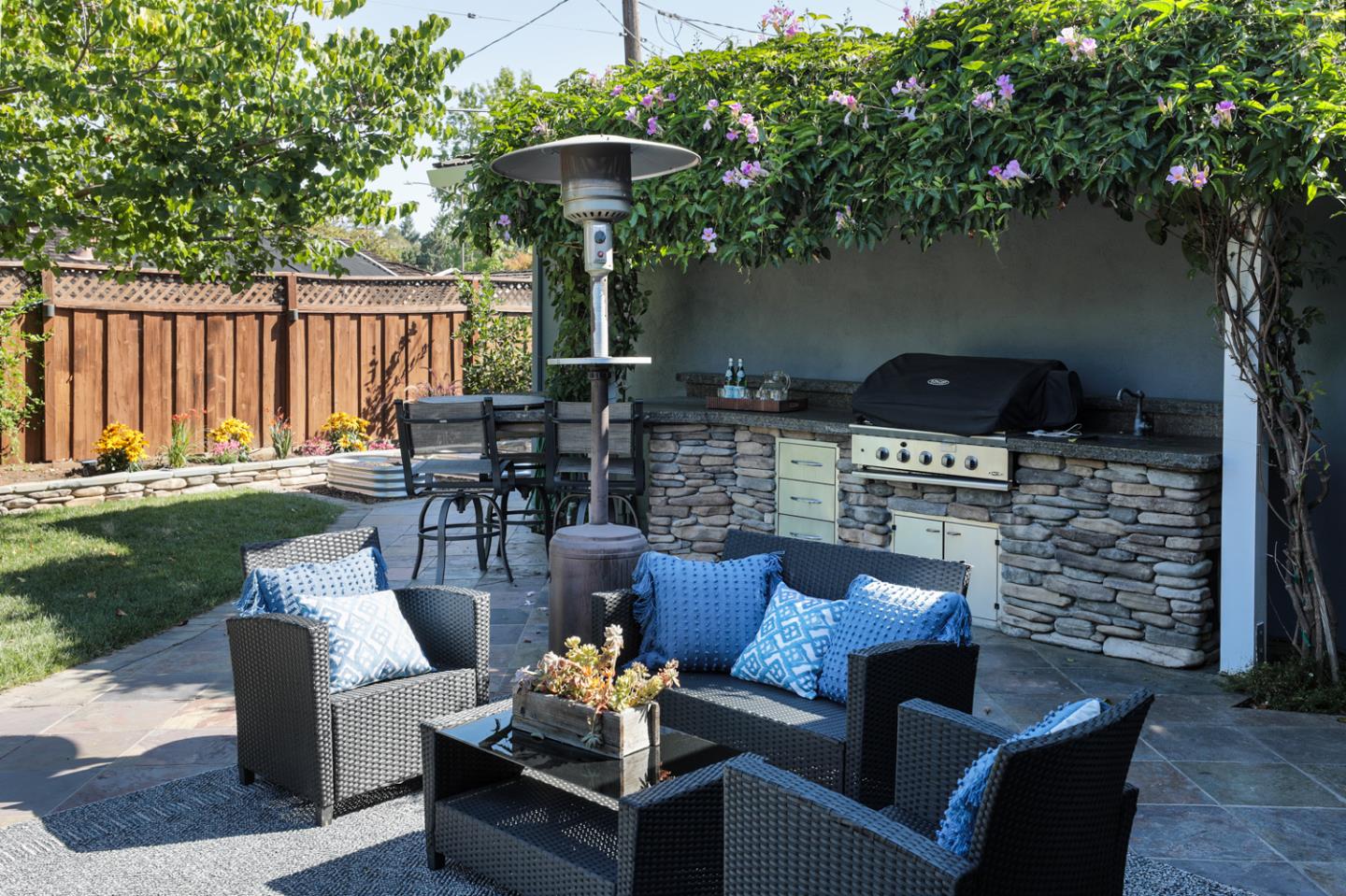 970 Gest Drive Mountain View, CA 94040 - Photo 26 of 53 a outdoor living space with furniture and a garden