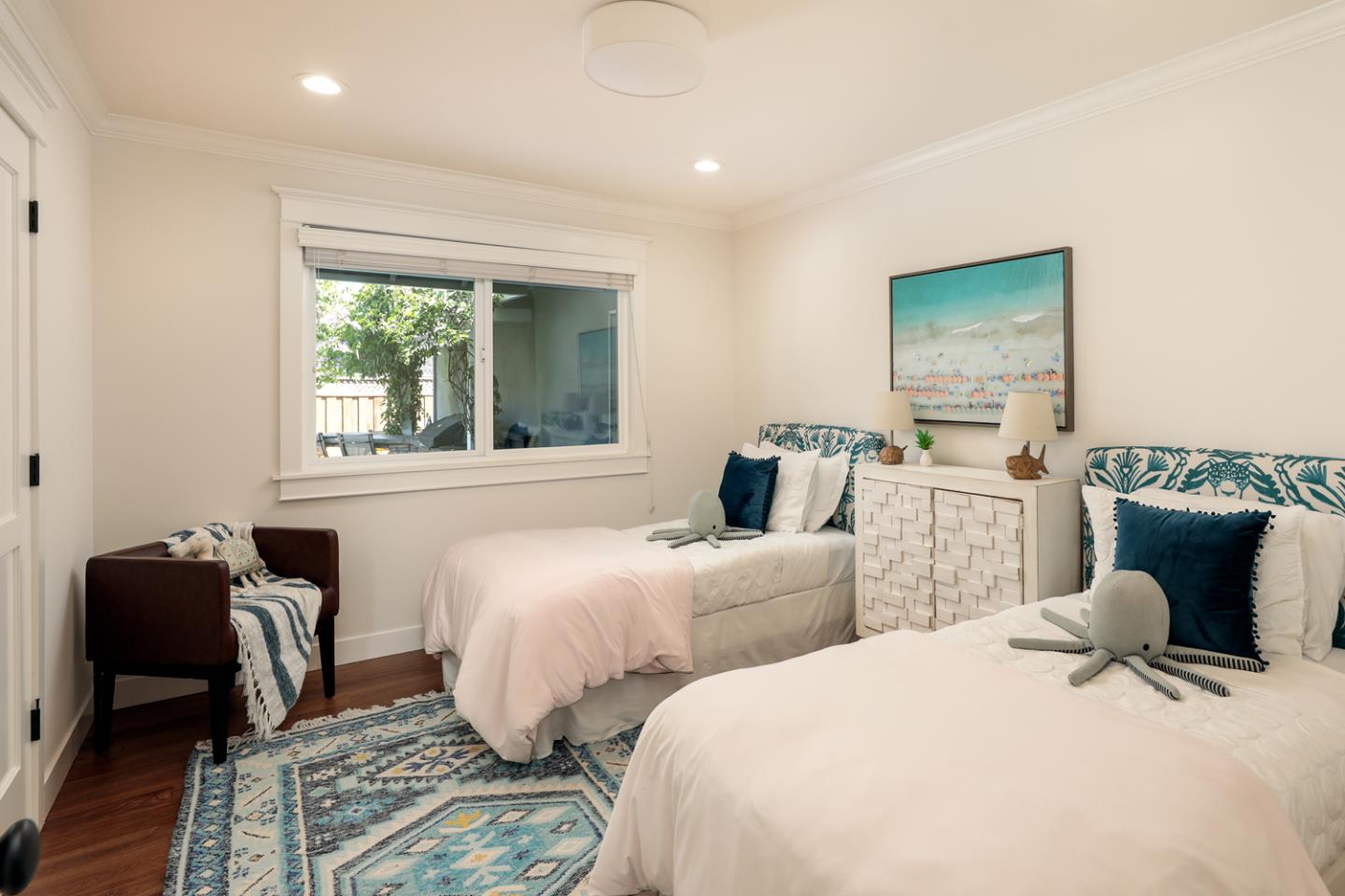 970 Gest Drive Mountain View, CA 94040 - Photo 30 of 53 a bedroom with two beds and a chair