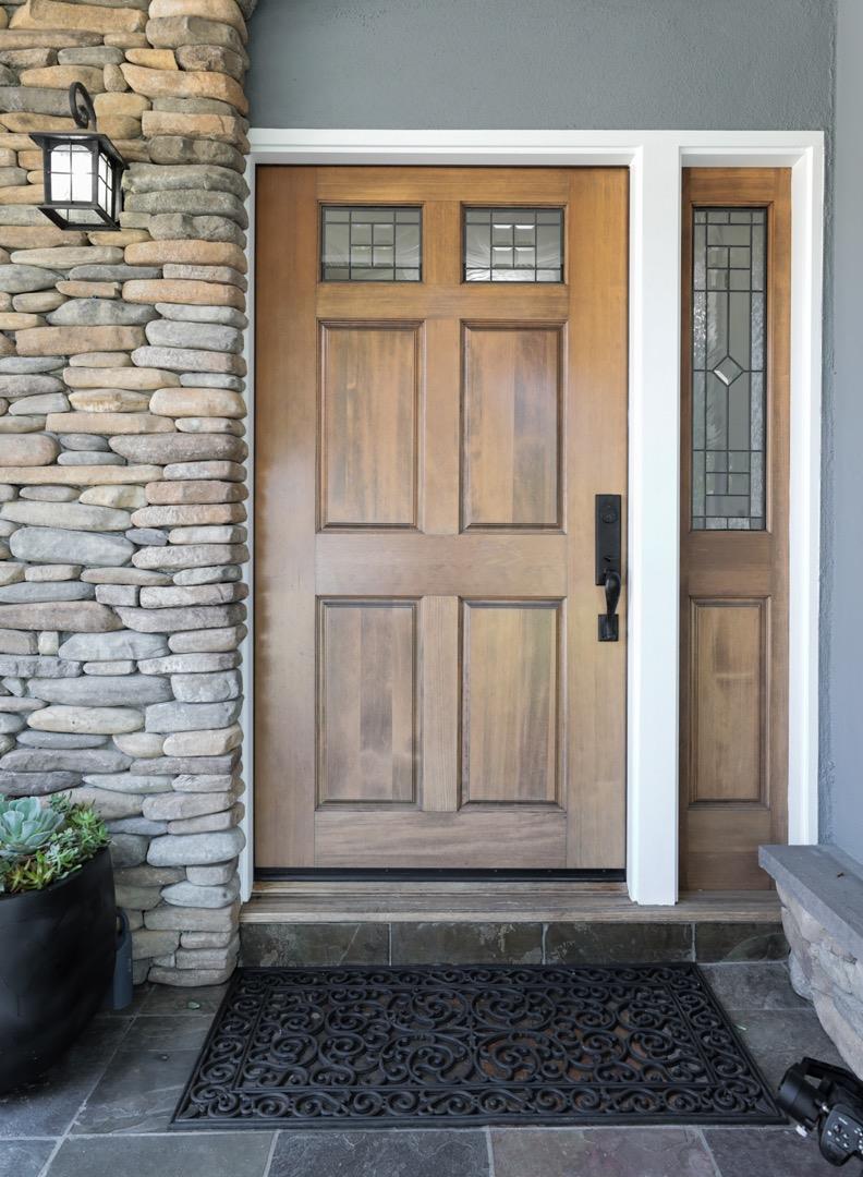 970 Gest Drive Mountain View, CA 94040 - Photo 3 of 53 a view of a door of a house with a potted plant