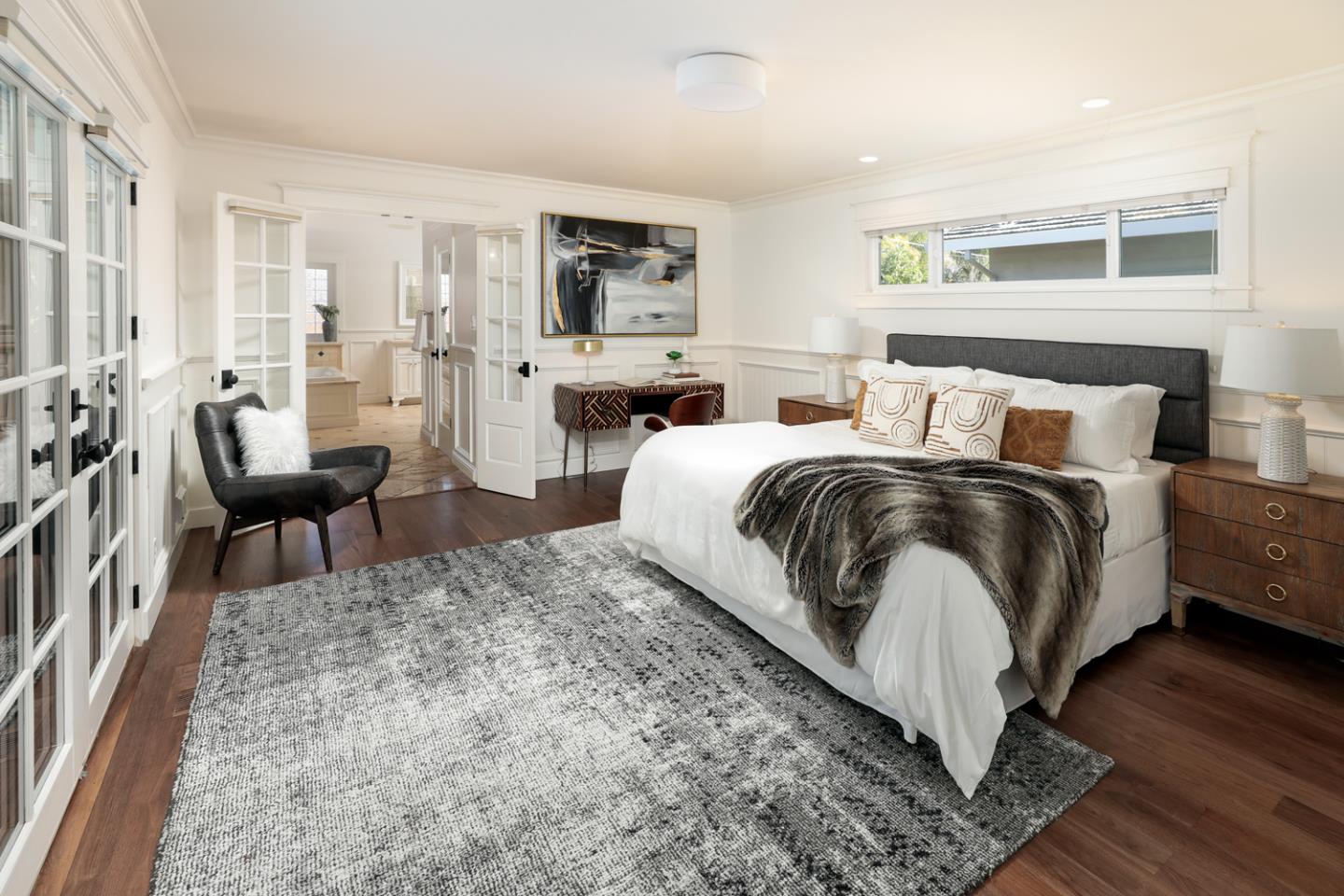 970 Gest Drive Mountain View, CA 94040 - Photo 34 of 53 a bed room with a bed and a couch