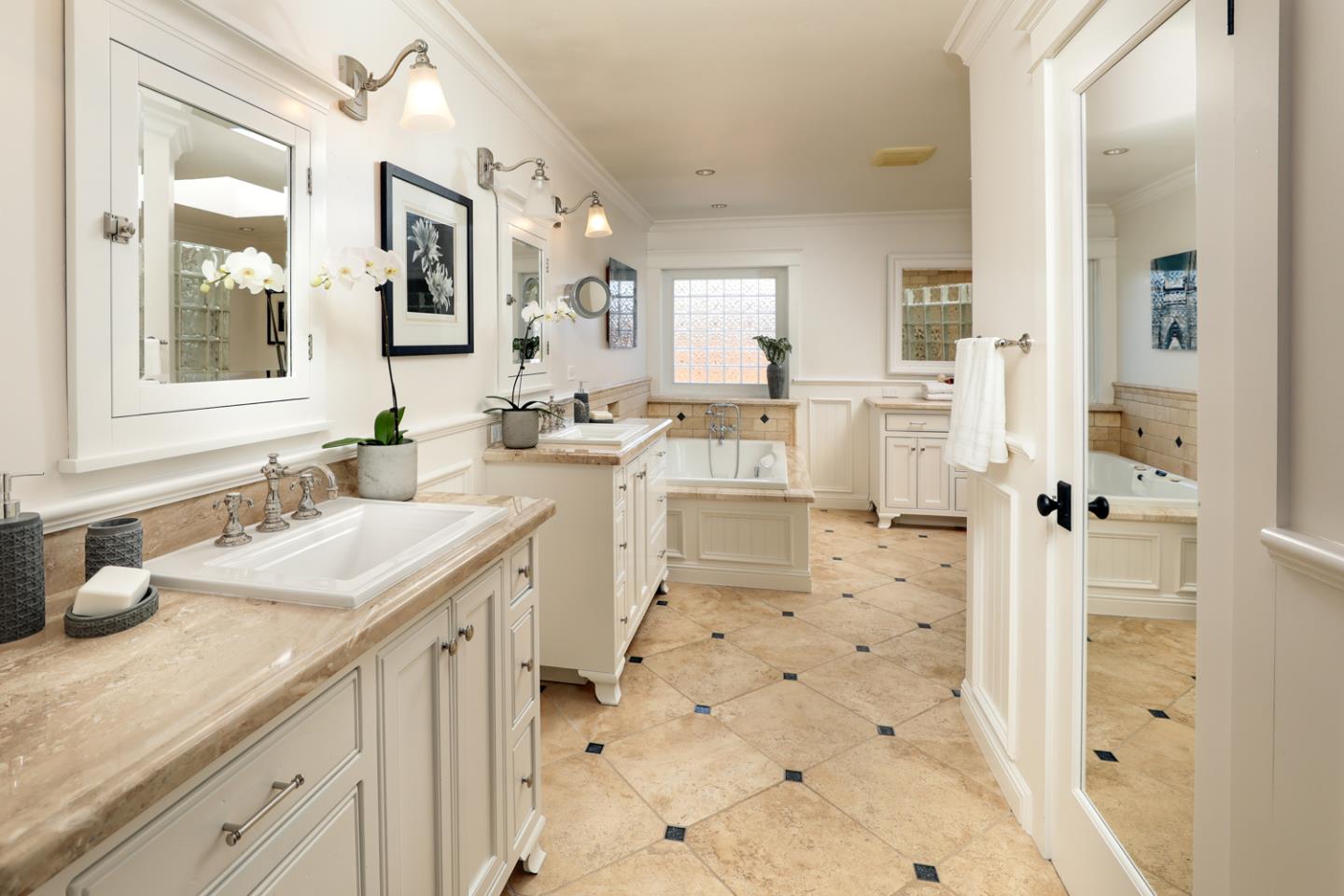 970 Gest Drive Mountain View, CA 94040 - Photo 35 of 53 a large white kitchen with a sink and a white cabinets