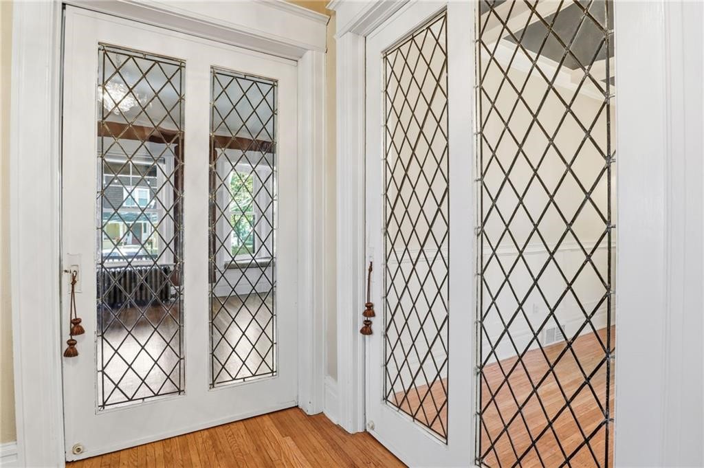 155 Edgerton Street, Unit 1 Rochester, NY 14607 - Photo 7 of 41 Leaded Glass Pocket Doors