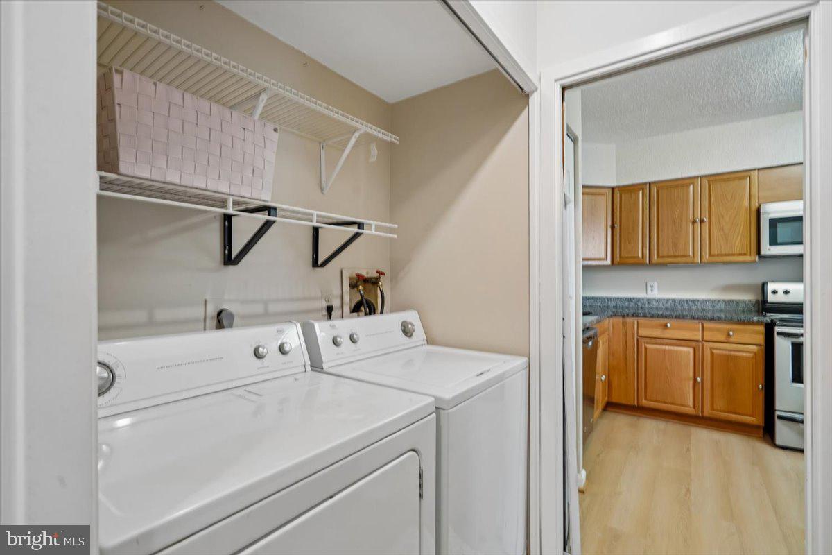 5501 Seminary Road, Unit 1703S Falls Church, VA 22041 - Photo 18 of 36 Washer Dryer in Unit - Laundry Closet