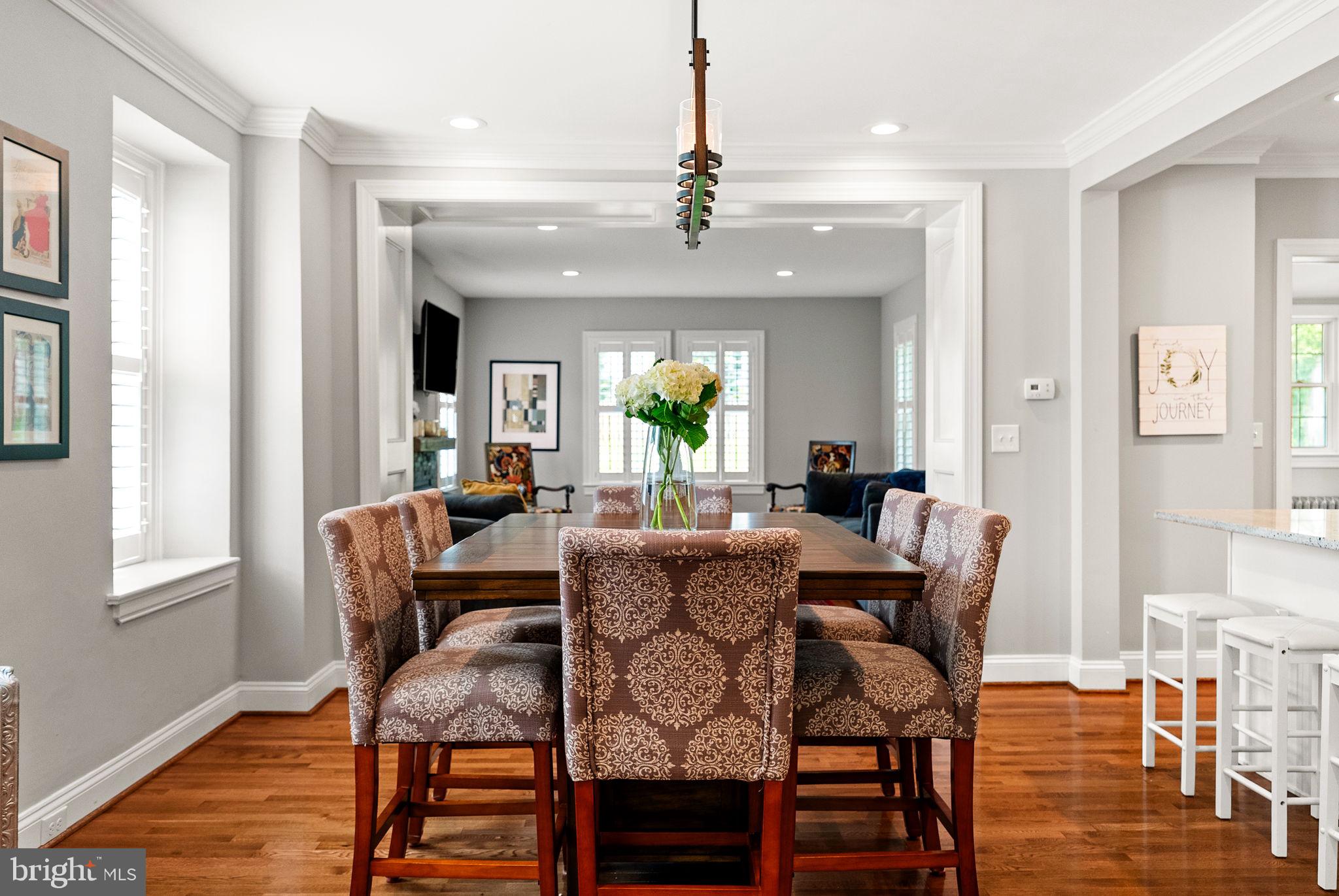 337 Old Lancaster Road Devon, PA 19333 - Photo 13 of 56 a view of a dining room with furniture window and wooden floor