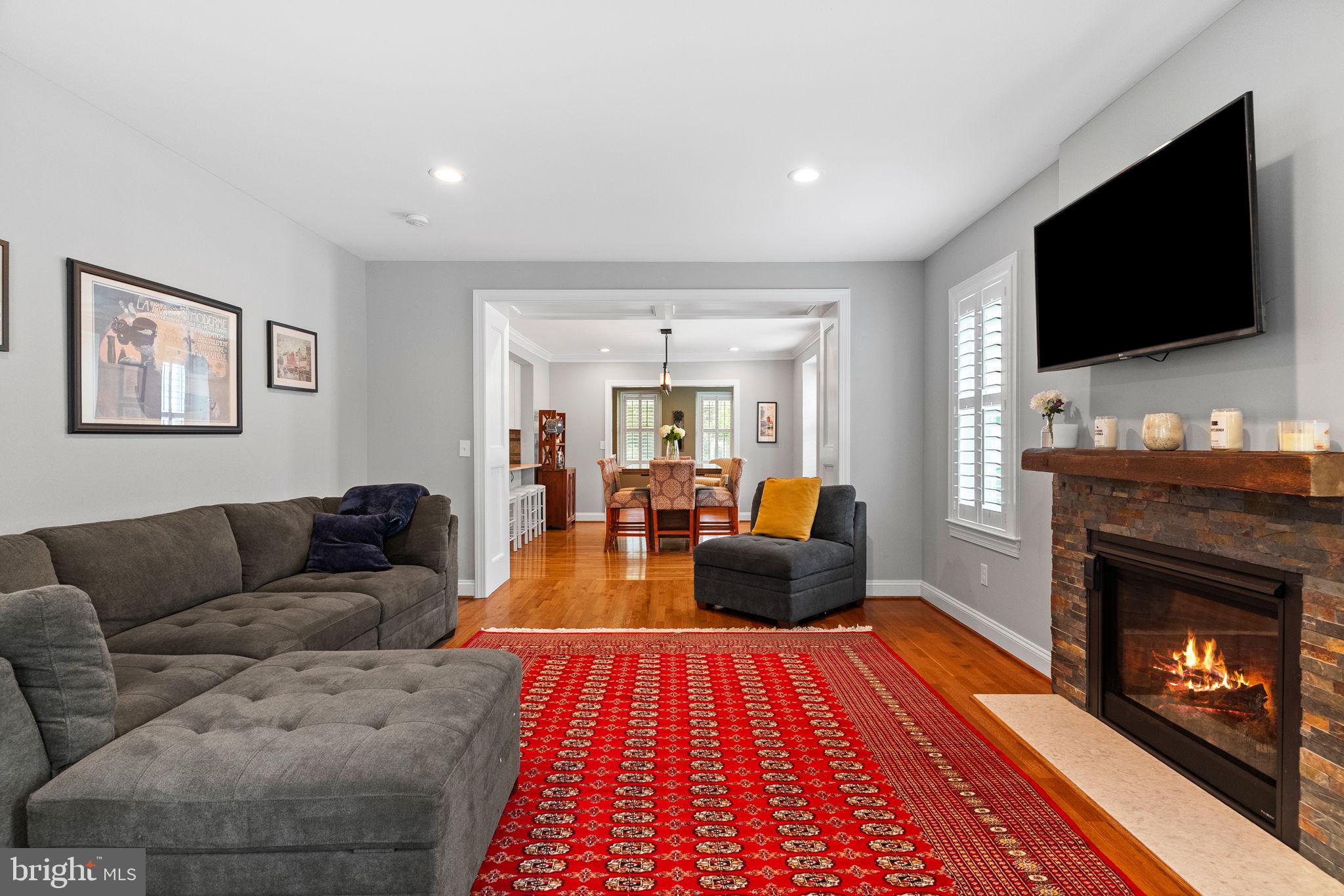 337 Old Lancaster Road Devon, PA 19333 - Photo 18 of 56 a living room with furniture and a fireplace