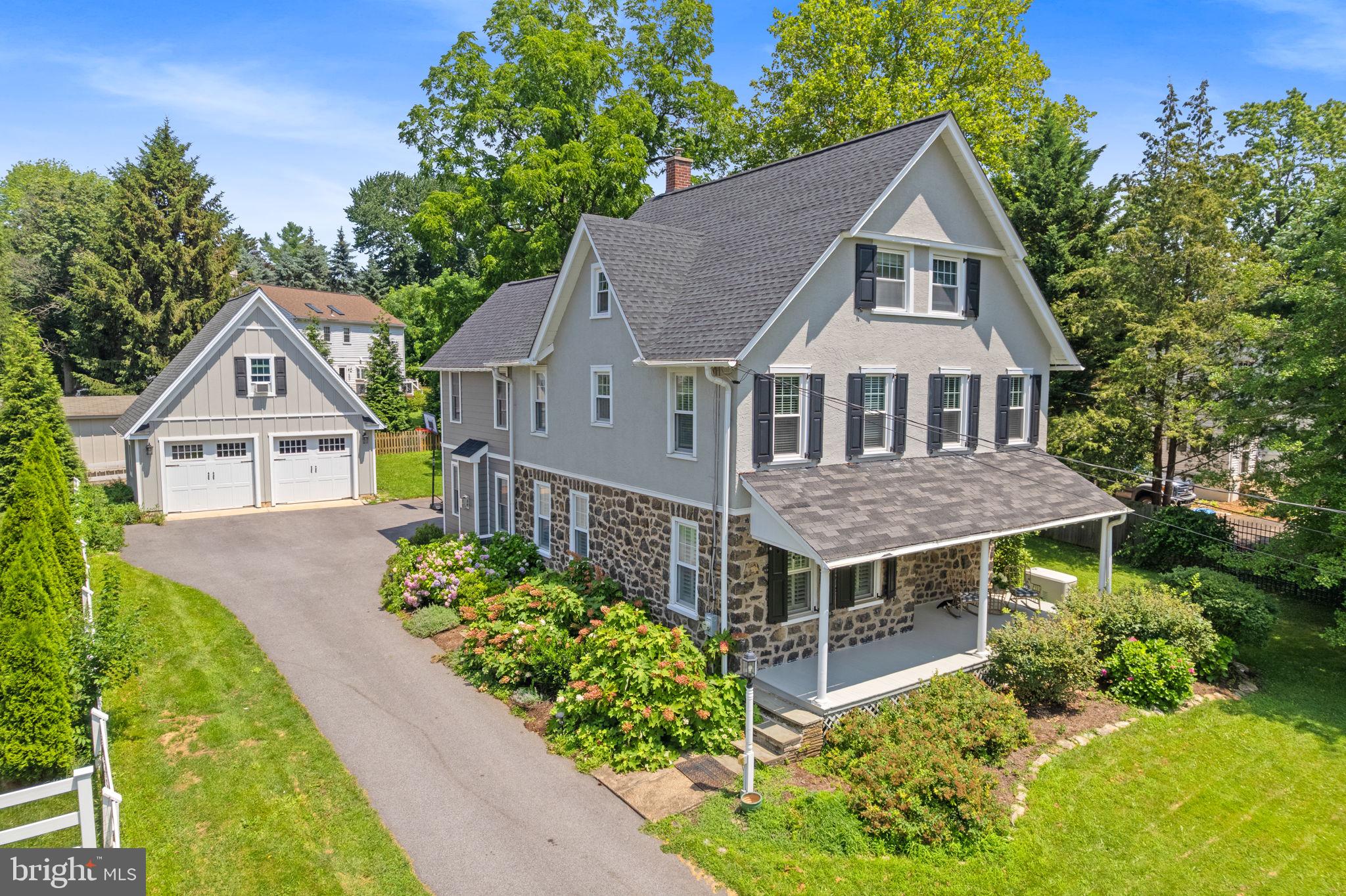 337 Old Lancaster Road Devon, PA 19333 - Photo 54 of 56 a front view of a house with garden