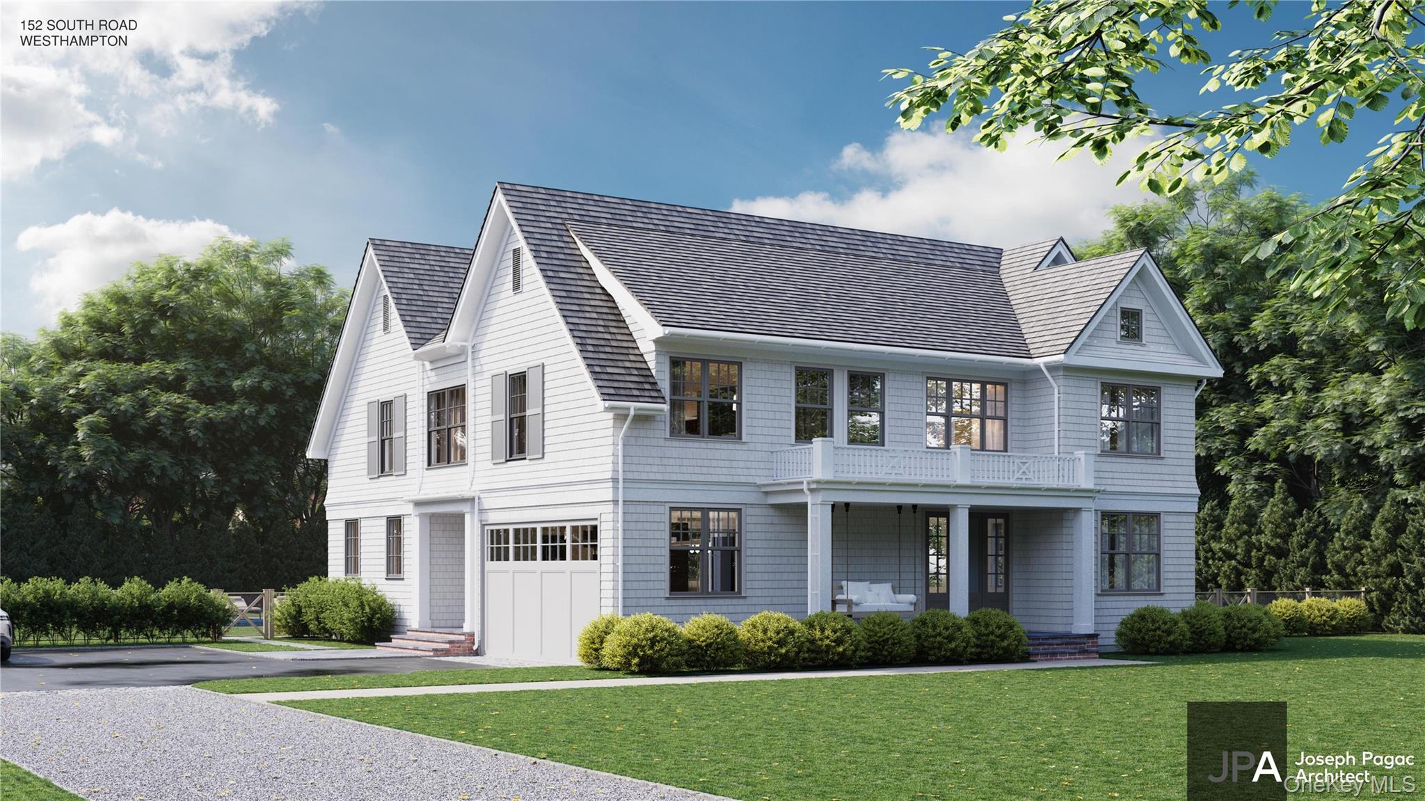 152 South Road Westhampton, NY 11977 - Photo 3 of 26 Front Rendering