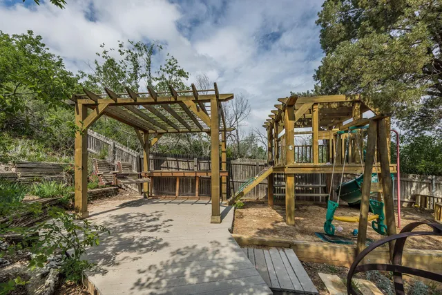 a view of outdoor space and deck