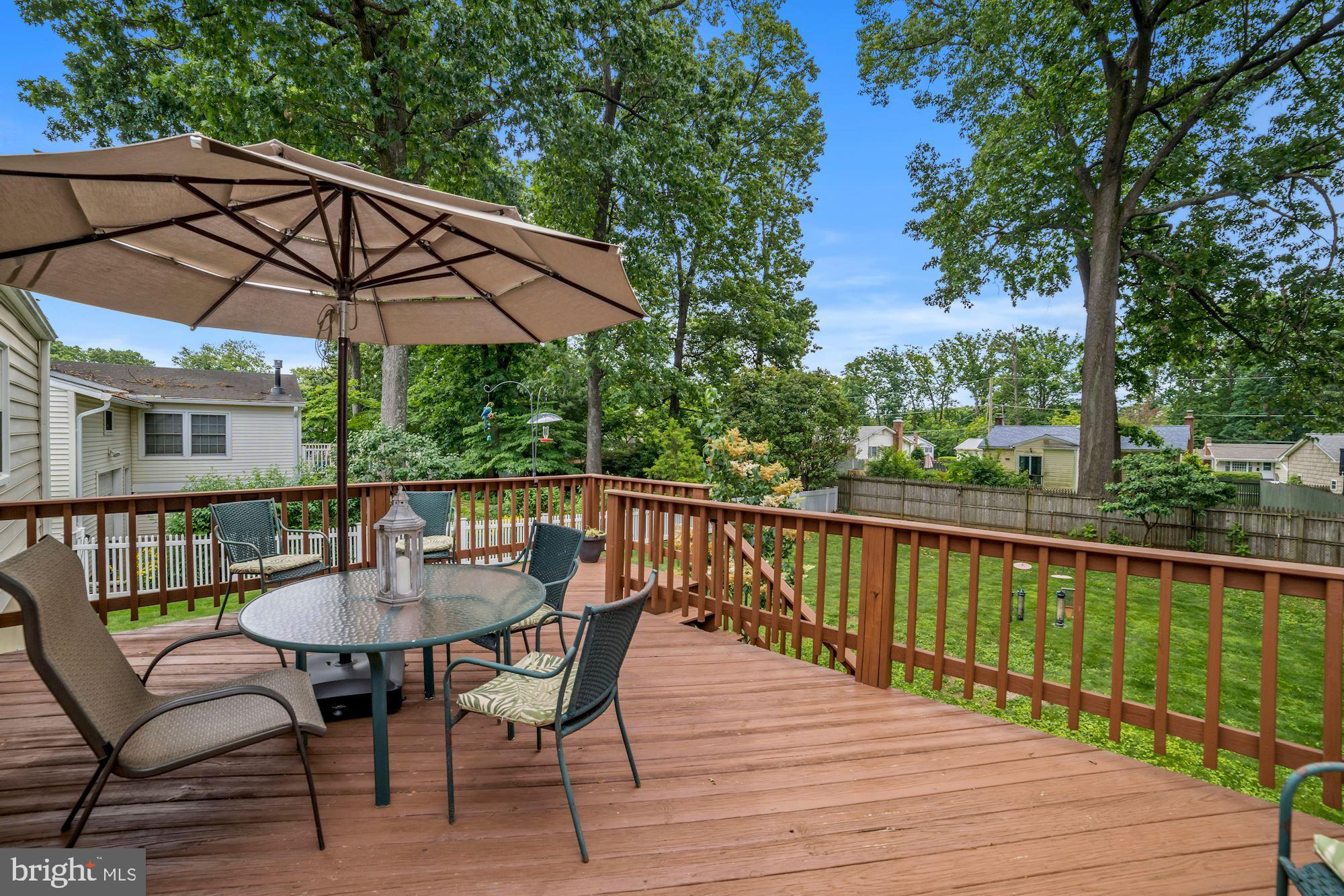 217 Rolling Road Gaithersburg, MD 20877 - Photo 31 of 38 Expansive Rear Deck