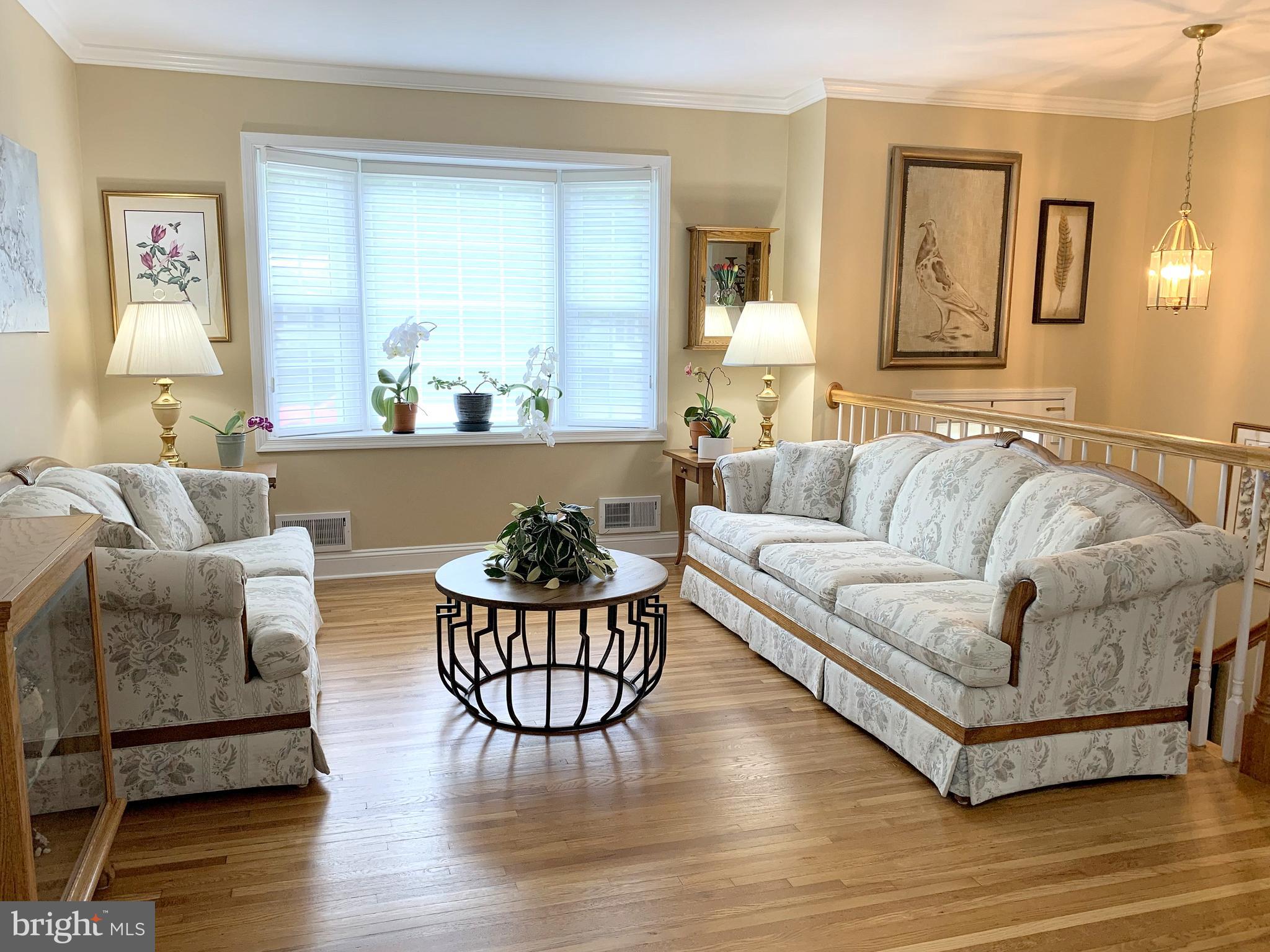 217 Rolling Road Gaithersburg, MD 20877 - Photo 8 of 38 Living Room with crown molding