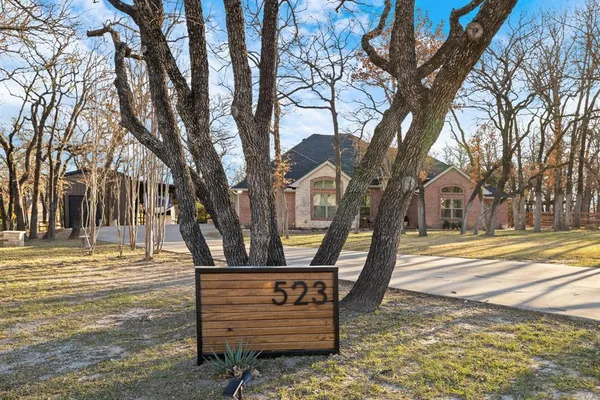 a view of outdoor space with garden