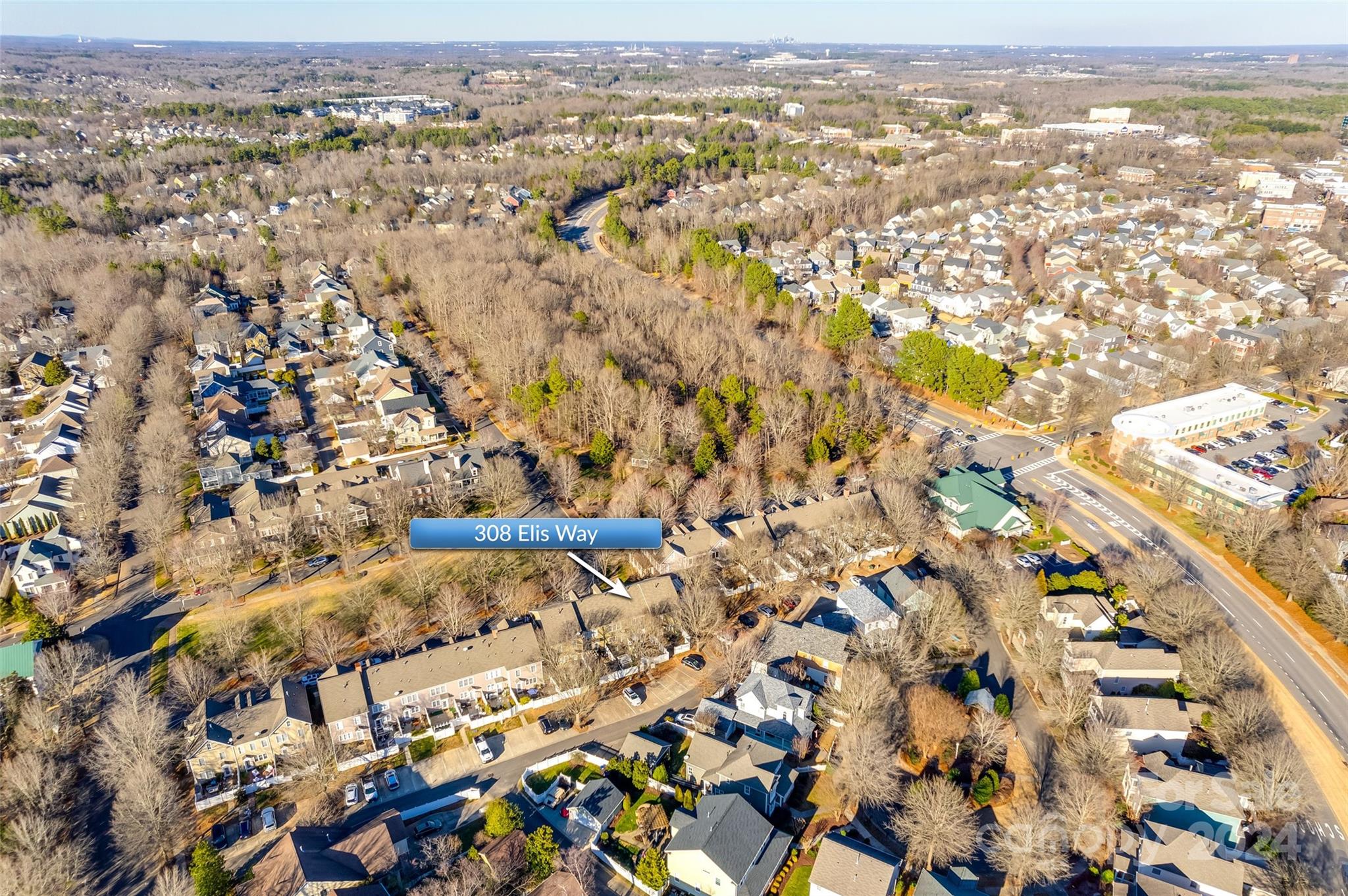 308 Elis Way Fort Mill, SC 29708 - Photo 29 of 29 an aerial view of residential building with parking space