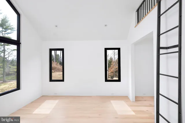 wooden floor in an empty room