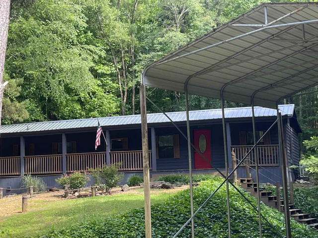 a view of small yard