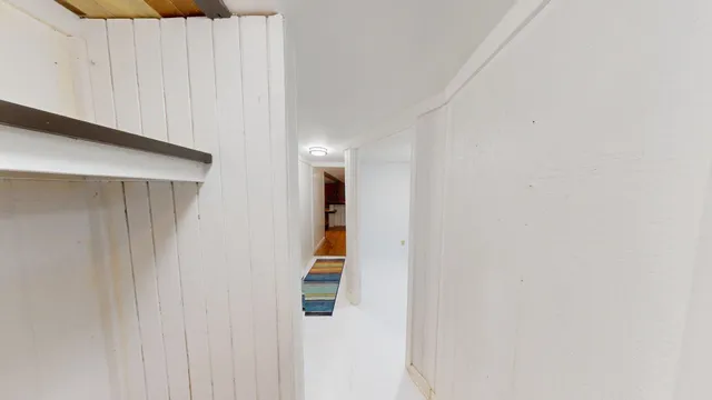 a room with gym equipment