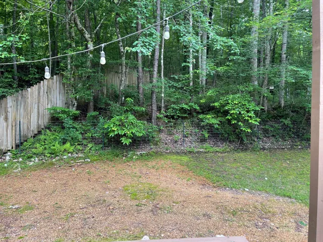 a view of a patio on the house