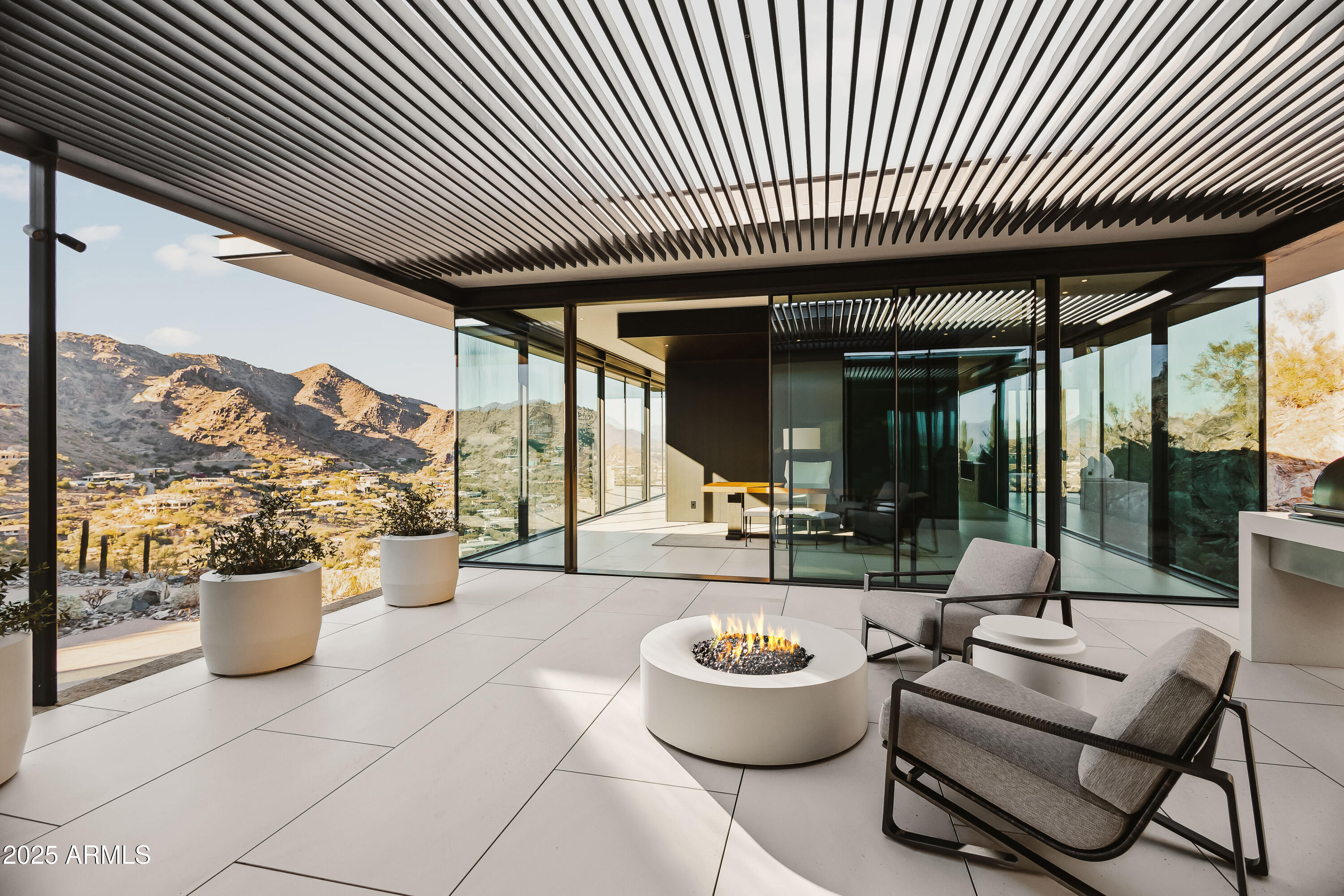 4301 East Upper Ridge Way Paradise Valley, AZ 85253 - Photo 41 of 53 a living room with furniture and a large window