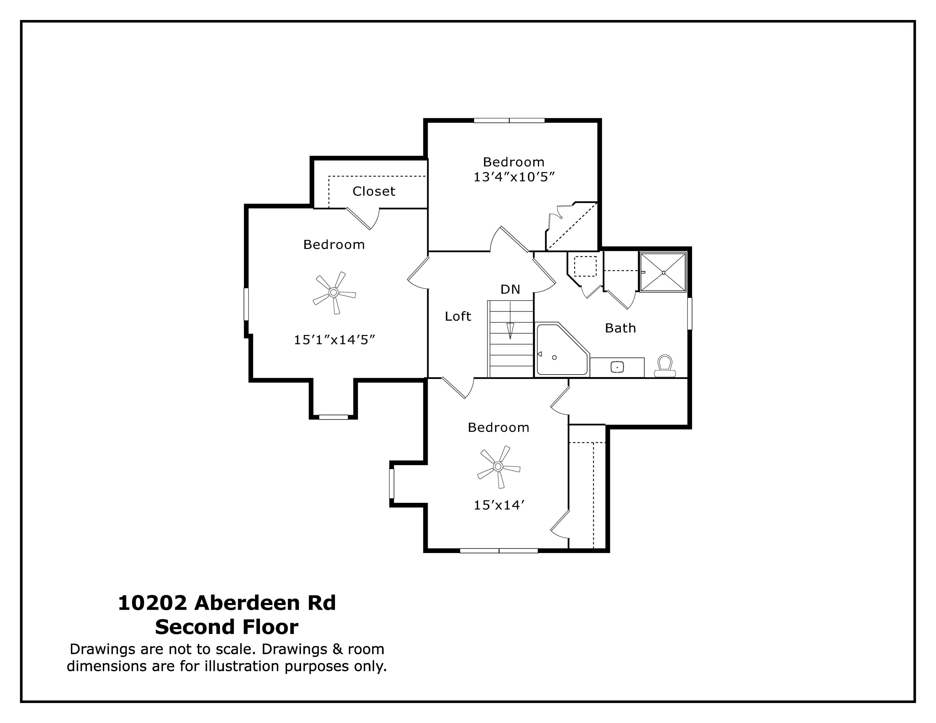 10202 Aberdeen Road Aberdeen, NC 28315 - Photo 11 of 19 2nd Floor_10202 Aberdeen Rd
