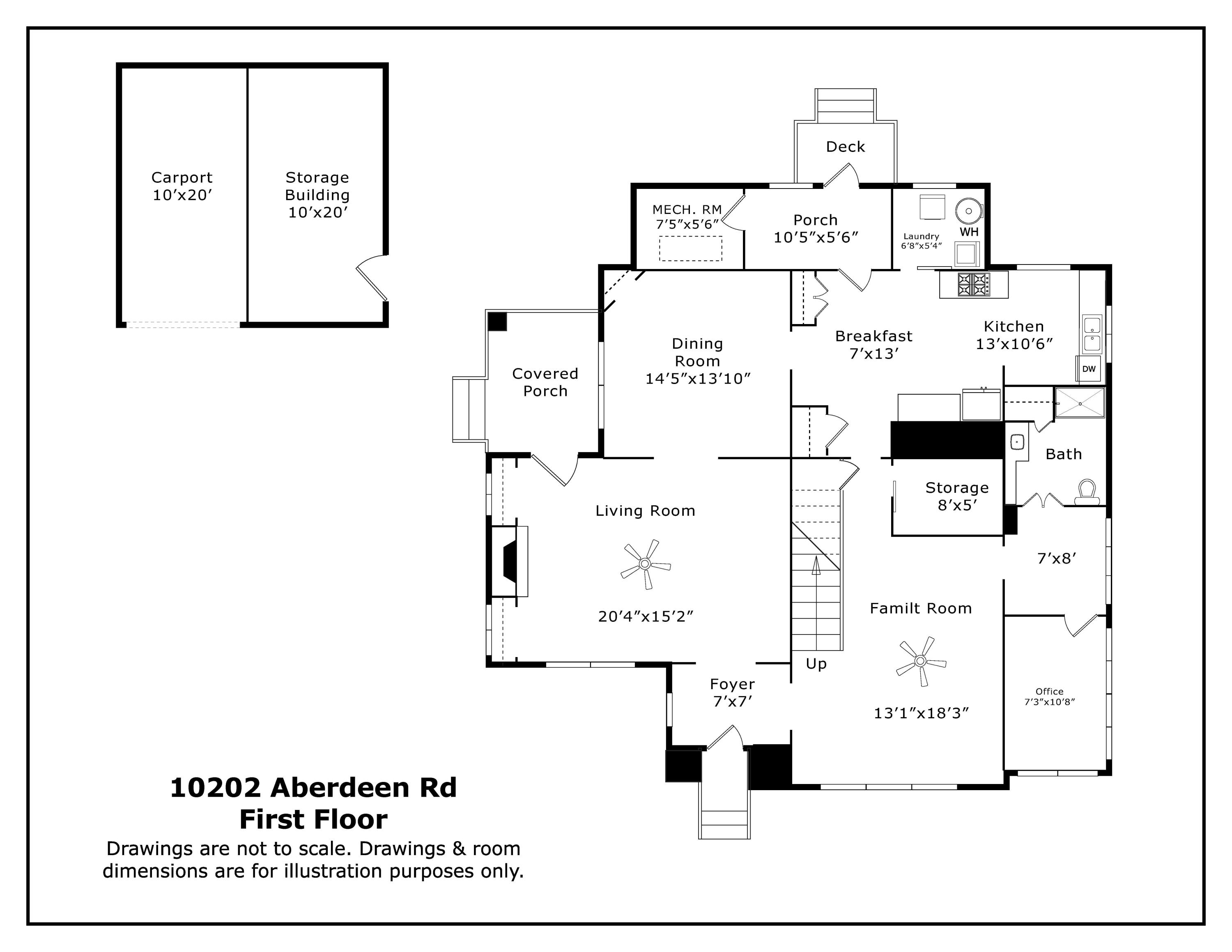 10202 Aberdeen Road Aberdeen, NC 28315 - Photo 10 of 19 1st Floor_10202 Aberdeen Rd