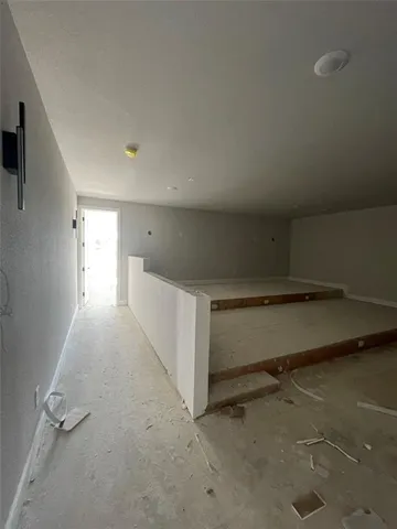 a view of a livingroom with a window