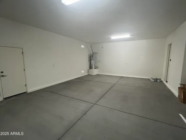 an empty room with a empty space