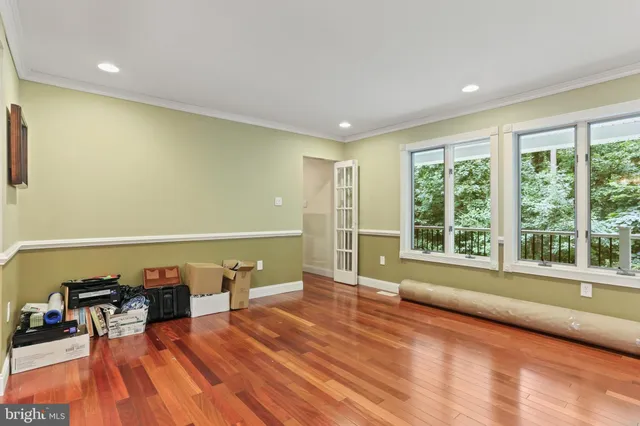a very nice looking room with a large window