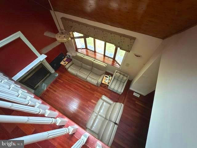 12803 Molly Berry Road Upper Marlboro, MD 20772 - Photo 25 of 61 a view of living room with furniture and a fireplace