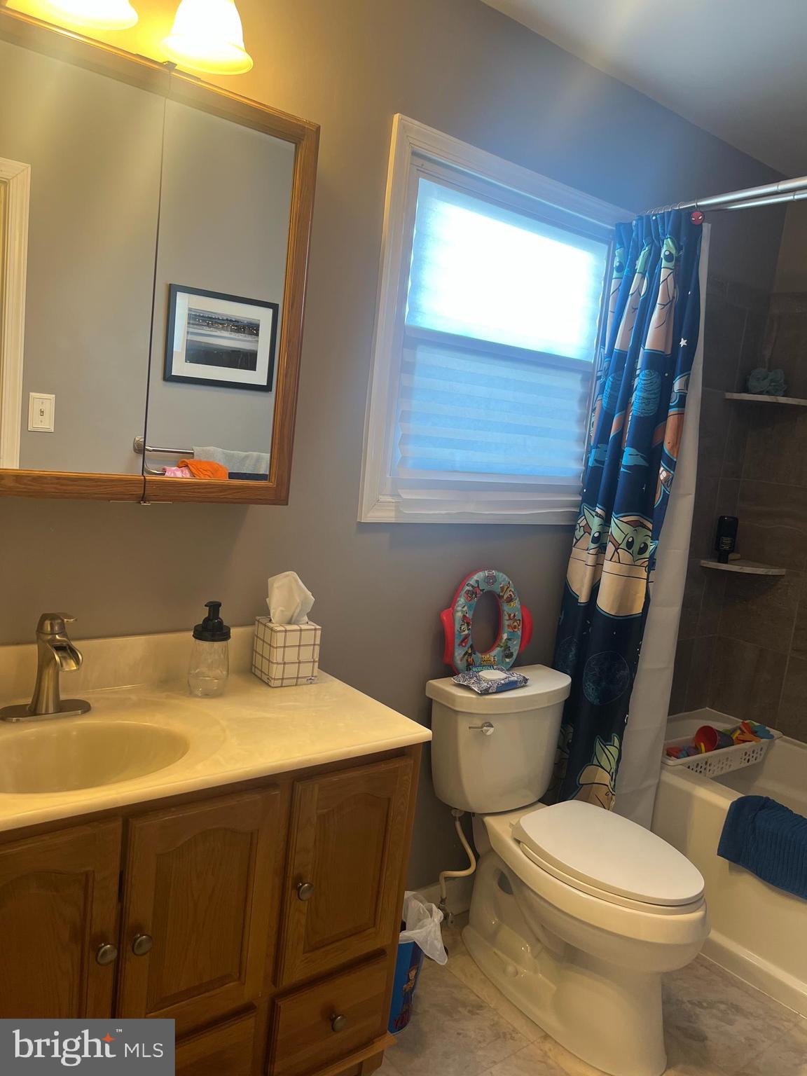 47 South Lippincott Avenue Maple Shade, NJ 08052 - Photo 6 of 24 a bathroom with a sink mirror vanity and toilet